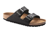 Birkenstock Arizona R Vintage Wood Black Natural Leather Mens #color_black