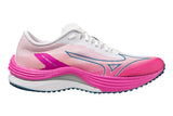 Mizuno Wave Rebellion Flash B White/Blue Ashes/Neon Pink Womens #color_white-multi-pinks-purples