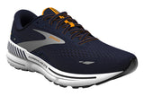 Brooks Adrenaline GTS 23 D Navy/Saffron Mens #color_blue-multi-reds-oranges