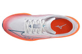 Mizuno Wave Rebellion Flash D White/Blue Ashes/Light Orange Mens #color_white-multi-reds-oranges