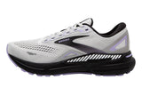 Brooks Adrenaline GTS 23 B Grey/Black/Purple Womens #color_grey-multi-pinks-purples