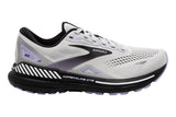 Brooks Adrenaline GTS 23 B Grey/Black/Purple Womens #color_grey-multi-pinks-purples