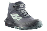 Salomon OUTpulse Mid GTX B Ebony/Quiet Shade/Ebony Womens #color_grey-multi-greens