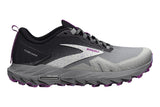 Brooks Cascadia 17 D Oyster/Black Pearl/Purple Womens #color_grey-multi-pinks-purples