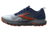 Brooks Cascadia 17 2E Blue/Navy/Firecracker Mens #color_grey-multi-blues