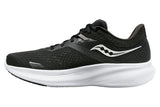 Saucony Ride16 2E Black/White Mens #color_black-multi-whites