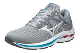 Mizuno Wave Inspire 17 B Grey/Blue Womens #color_grey