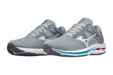 Mizuno Wave Inspire 17 B Grey/Blue Womens #color_grey