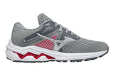 Mizuno Wave Inspire 17 B Grey/Blue Womens #color_grey