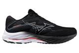 Mizuno Wave Rider 27 D Black/Nickel/Cayenne Mens