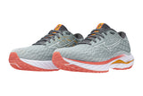 Mizuno Wave Inspire 20 B Grey Mist/White/Dubarry Womens #color_grey-multi