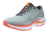 Mizuno Wave Inspire 20 B Grey Mist/White/Dubarry Womens #color_grey-multi