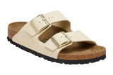 Birkenstock Arizona R Ecru Nubuck Leather Womens #color_brown-beige