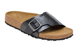 Birkenstock Catalina R Graceful Licorice Birko-Flor Womens #color_black