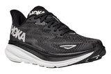 Hoka Clifton 9 D Black/White Mens #color_black-multi-whites