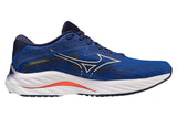 Mizuno Wave Rider 27 D Surf the web/White/Neon flame Mens #color_blue-multi-blues