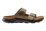 Birkenstock Arizona Cross Town R Faded Khaki Waxy/Oiled Leather Mens