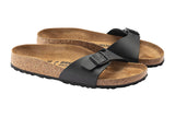 Birkenstock Madrid R Black Birko-Flor Womens #color_black