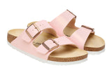 Birkenstock Arizona R Shiny Embossed Light Rose Birko-Flor Womens #color_pink-rose