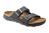 Birkenstock Arizona Cross Town R Black Waxy/Oiled Leather Mens #color_black