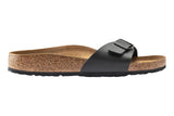 Birkenstock Madrid R Black Birko-Flor Womens #color_black