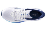 Mizuno Wave Rider 28 D White/Estate Blue/Mugen Blue Mens #color_white-multi-blues