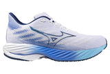 Mizuno Wave Rider 28 D White/Estate Blue/Mugen Blue Mens #color_white-multi-blues