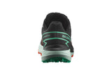 Salomon Thundercross B Black/Cherry Tomato/Electric Green Womens #color_black-multi-blues