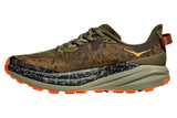 Hoka Speedgoat 6 2E Antique Olive/Squash Mens #color_brown-multi-black