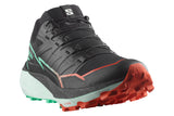 Salomon Thundercross B Black/Cherry Tomato/Electric Green Womens #color_black-multi-blues