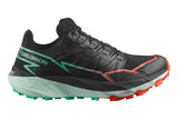 Salomon Thundercross B Black/Cherry Tomato/Electric Green Womens #color_black-multi-blues