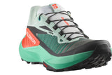 Salomon Genesis B Bay/Electric Green/Cherry Tomato Womens #color_green-multi-reds-oranges