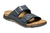 Birkenstock Arizona Cross Town R Black Oiled Leather Womens #color_black