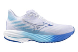 Mizuno Wave Rider 28 B White/Mugen Blue/River Blue Womens #color_white-multi-blues