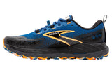 Brooks Cascadia 18 D Blue Sapphire/Black/Orange Mens #color_blue-multi-black