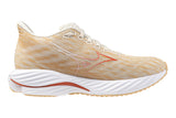 Mizuno Wave Rider 28 B Pristine/Spicy Orange/Apricot Ice Womens #color_pink-multi-whites