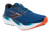 Brooks Glycerin 21 2E Blue Opal/Black/Nastur Mens #color_blue-multi-reds-oranges