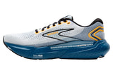 Brooks Glycerin GTS 21 D White/Sapphire/Orange Mens #color_blue-multi-greys-blues