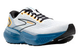 Brooks Glycerin GTS 21 D White/Sapphire/Orange Mens #color_blue-multi-greys-blues