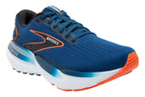 Brooks Glycerin GTS 21 D Blue Opal/Black/Nastur Mens #color_blue-multi-reds-oranges