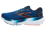 Brooks Glycerin 21 2E Blue Opal/Black/Nastur Mens #color_blue-multi-reds-oranges