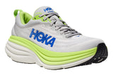 Hoka Bondi 8 2E Stardust/Lettuce Mens #color_grey-multi-yellows