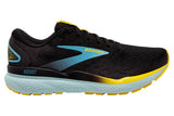 Brooks Ghost 16 D Black/Forged Iron/Blue Mens