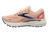 Brooks Adrenaline GTS 23 B Apricot/Blue/Orchid Womens #color_orange