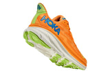 Hoka Clifton 9 D Solar Flare/Lettuce Mens #color_orange