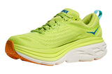 Hoka Bondi 8 D Lettuce/Solar Flare Mens #color_yellow-multi-reds-oranges