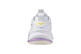 Mizuno Wave Stealth Neo 2 NB B White/Patrician Purple/Quince Womens #color_white-multi-pinks-purples