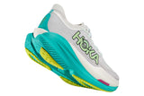 Hoka Mach X 2 B Frost/Electric Aqua Womens #color_white-multi-greens