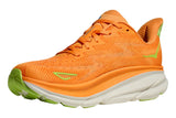 Hoka Clifton 9 D Solar Flare/Lettuce Mens #color_orange