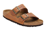 Birkenstock Arizona R Cognac Oiled Leather Unisex #color_brown